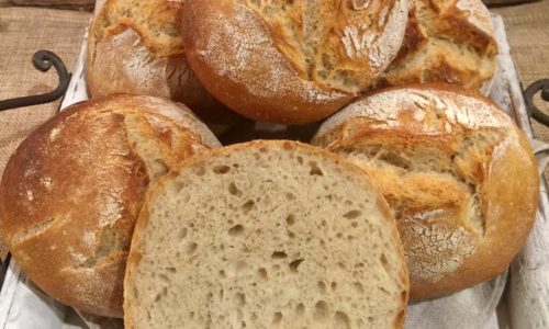 Bauernbrötchen mit Lievito Madre