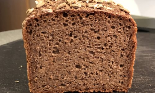 Ollis Roggenschrotbrot ohne Hefe