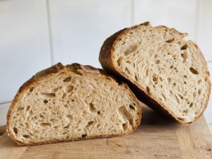 Maree's Sauerteig Brot, Anschnitt & Krume